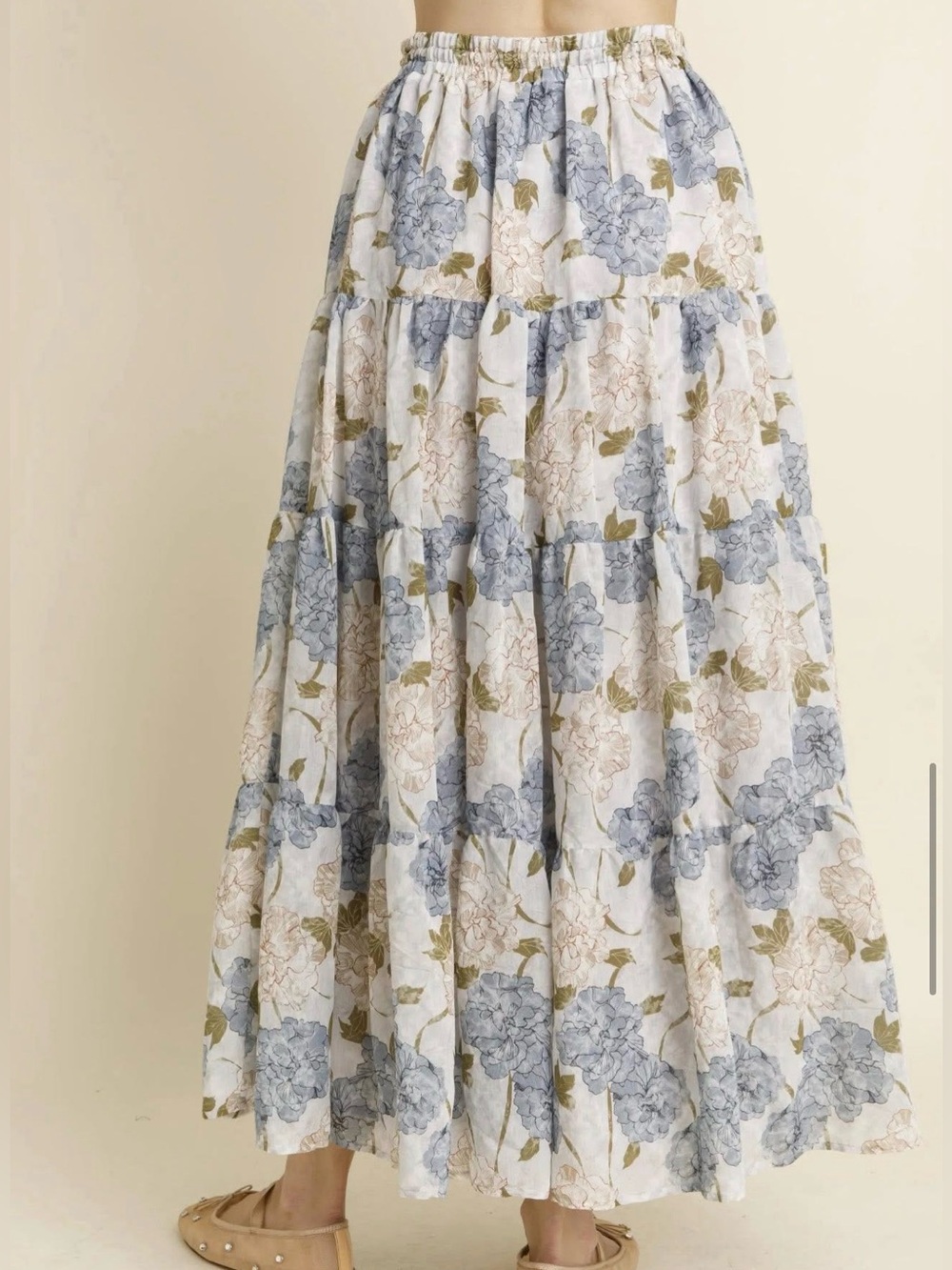 Lš©µVE!!! NIB Hydrangea Maxi Skirt Set Sz Medium 8 10 Tuckernuck - Picture 5 of 6